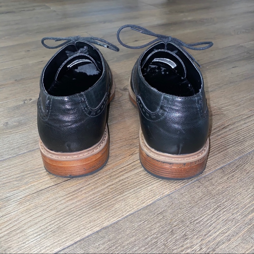PERRIS ELLIS PORTFOLIO black and brown dress shoes - Picture 6 of 10